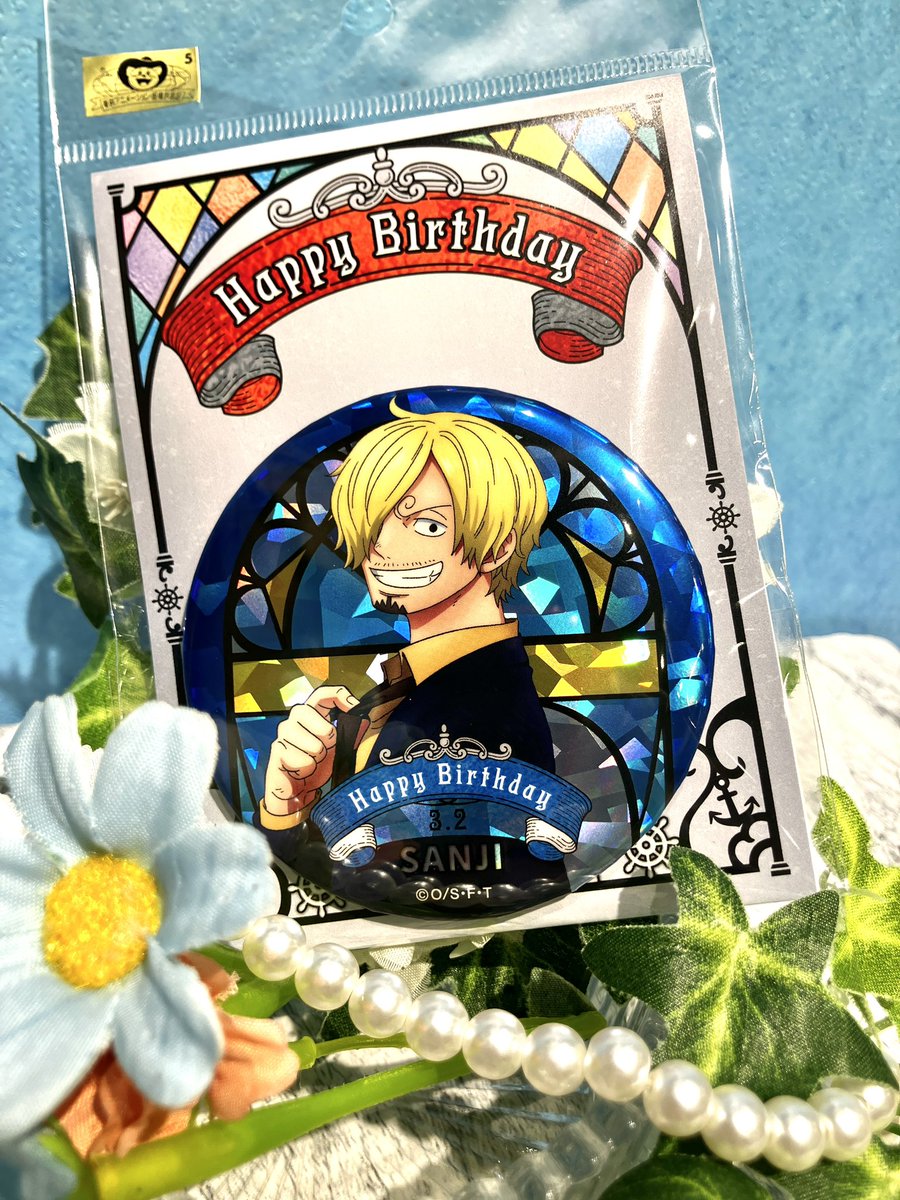 新商品】麦わらストア限定 ワンピース HBDステンドグラス風ホログラム