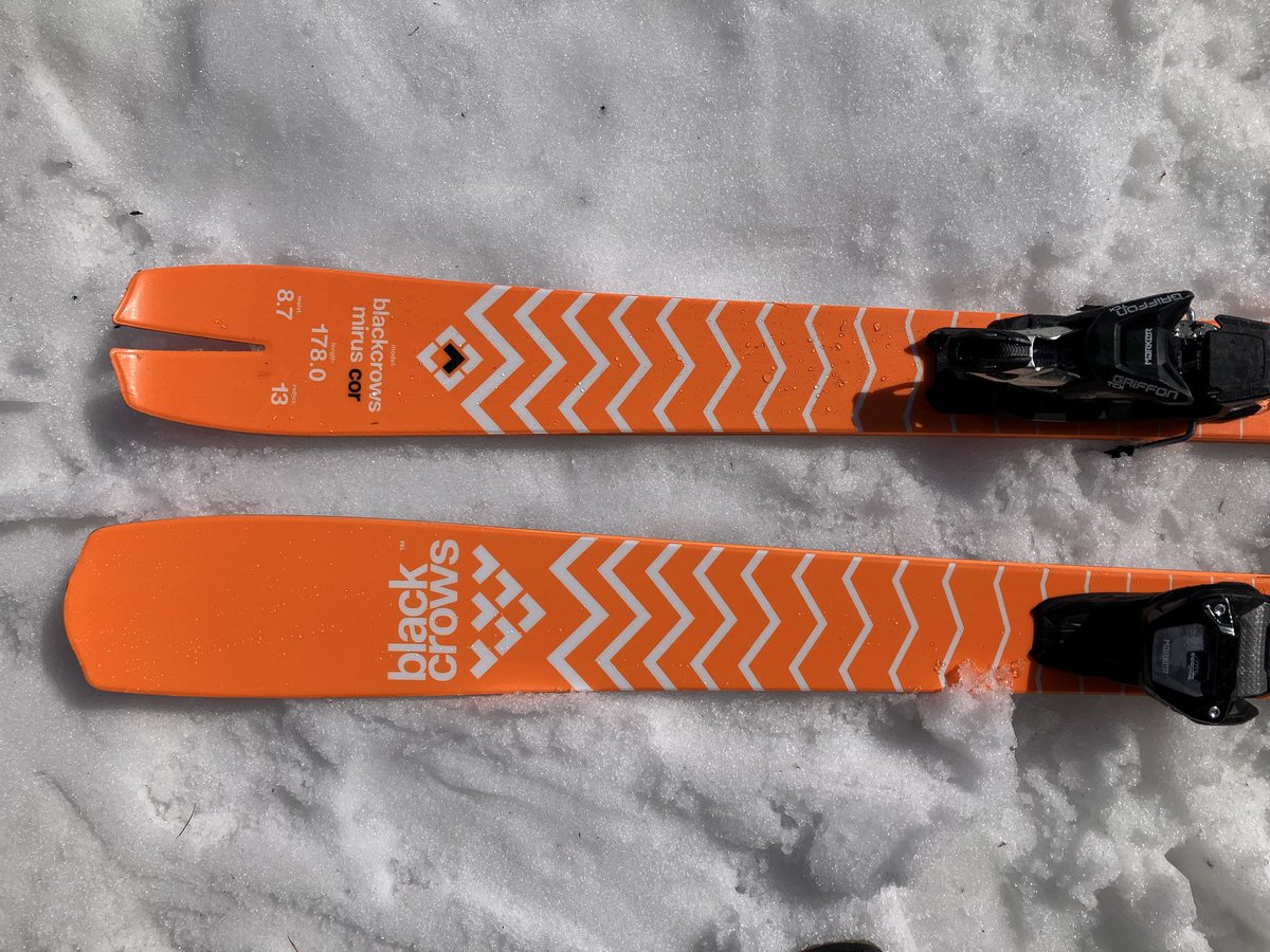 blackcrows mirus cor 前回よりも長い板で試乗 venaよりしっかりした