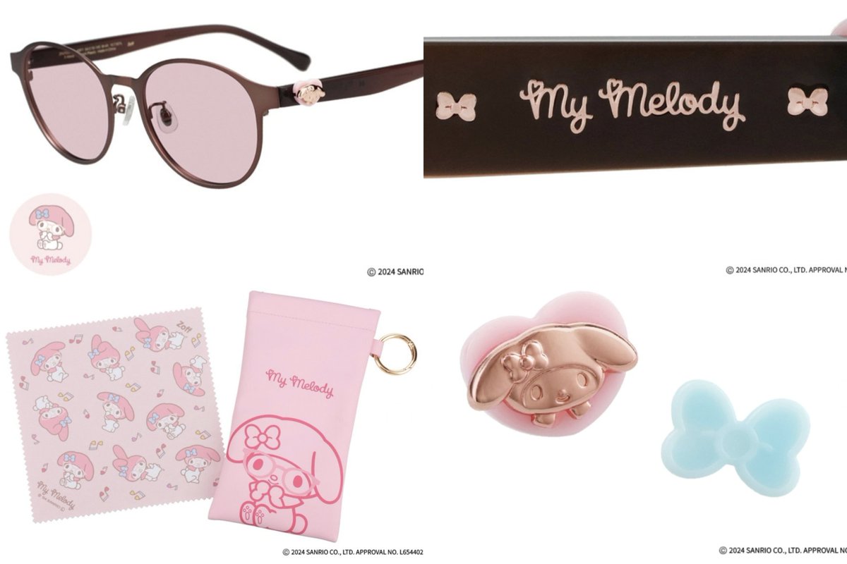 去年🌷#Zoff とサンリオがコラボしたマイメロ🐰🎀たんのサングラス