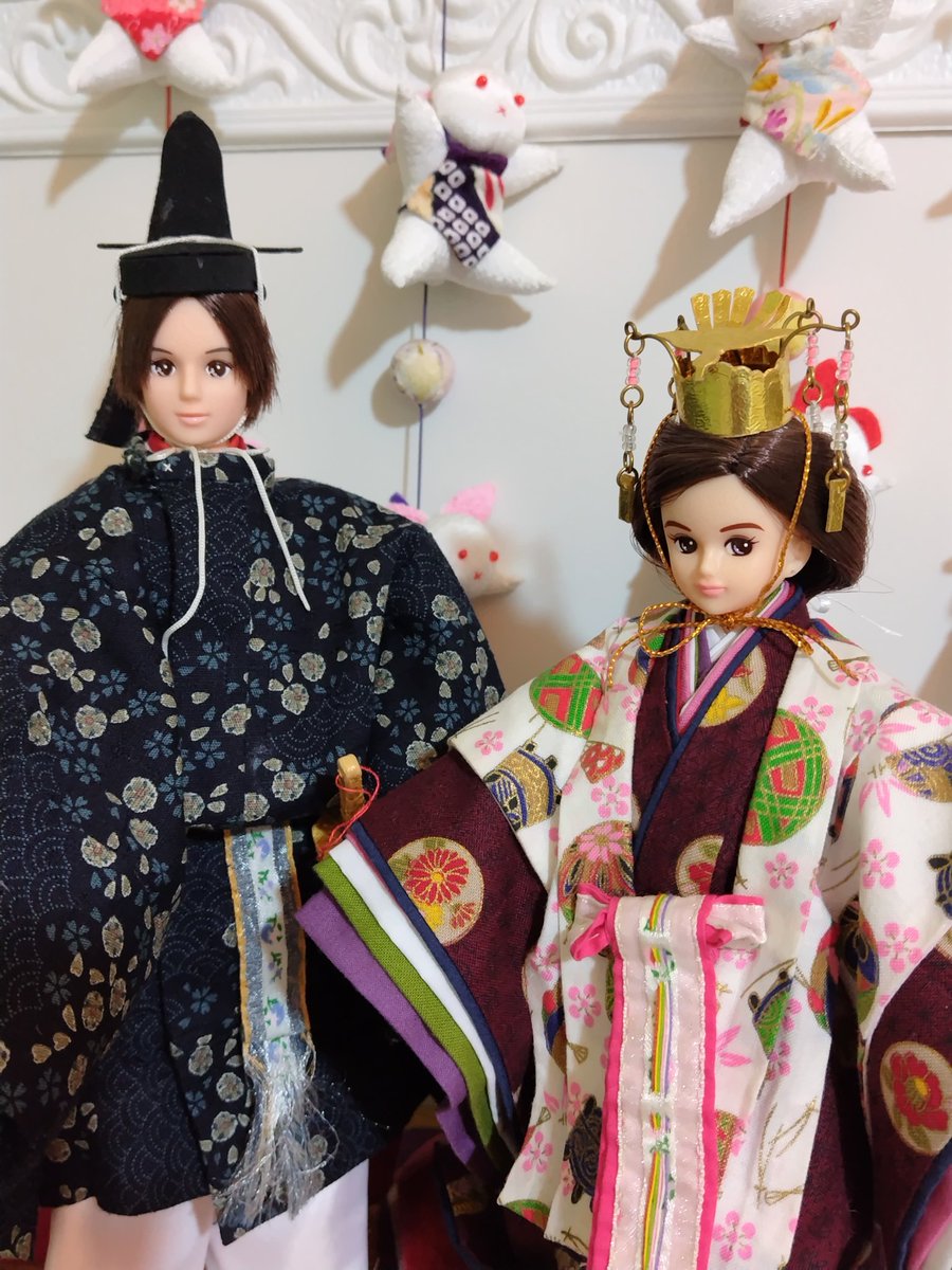 我が家の手作りお雛様！「わたしのドールブック ジェニーno.13 十二単