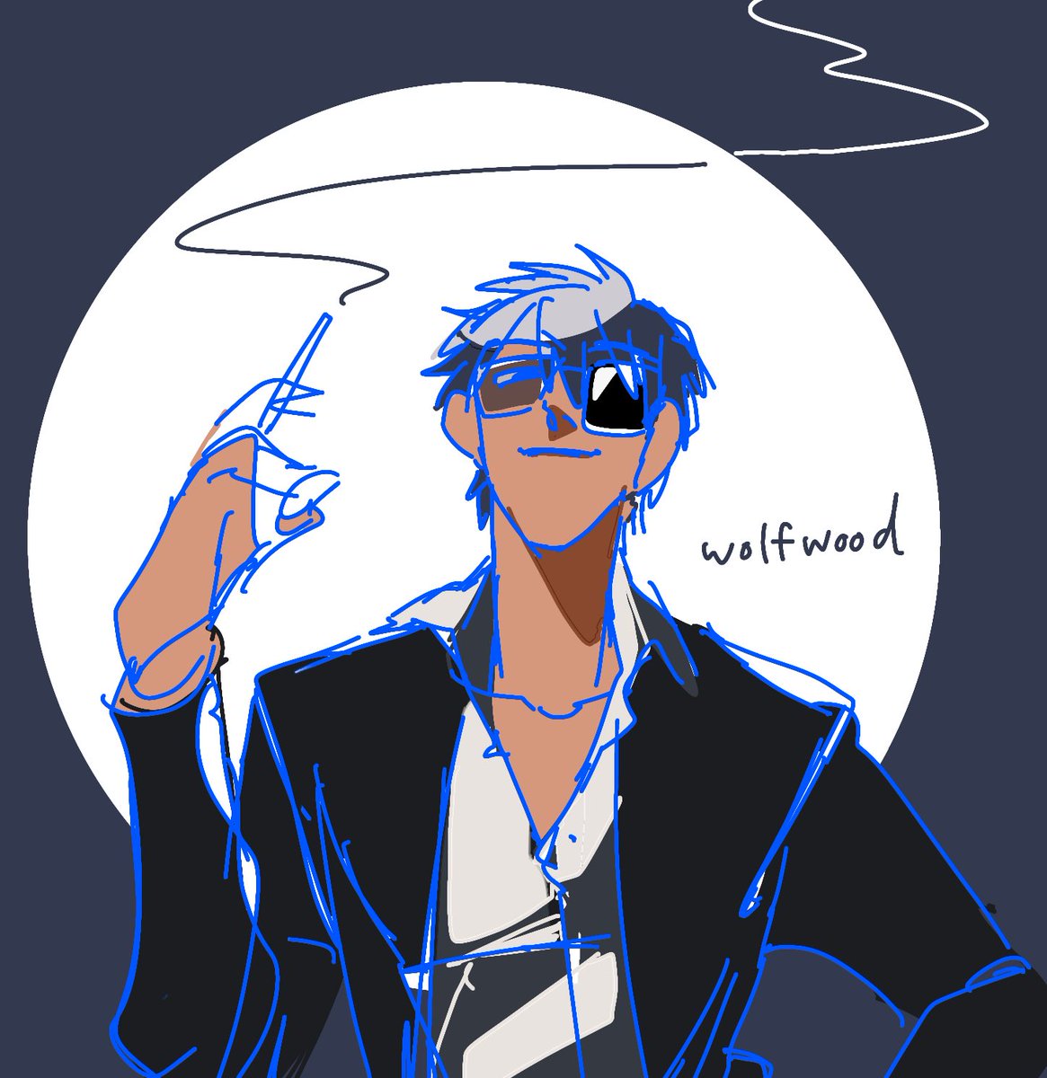 絵を描くこと自体が久しぶりすぎて描けなかった