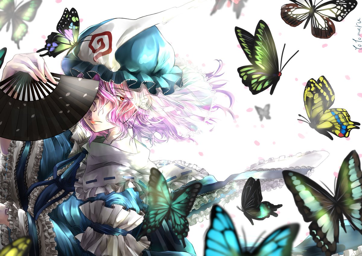 東方project 東方妖々夢 西行寺幽々子 「反魂蝶−八分咲−」 身のうさ