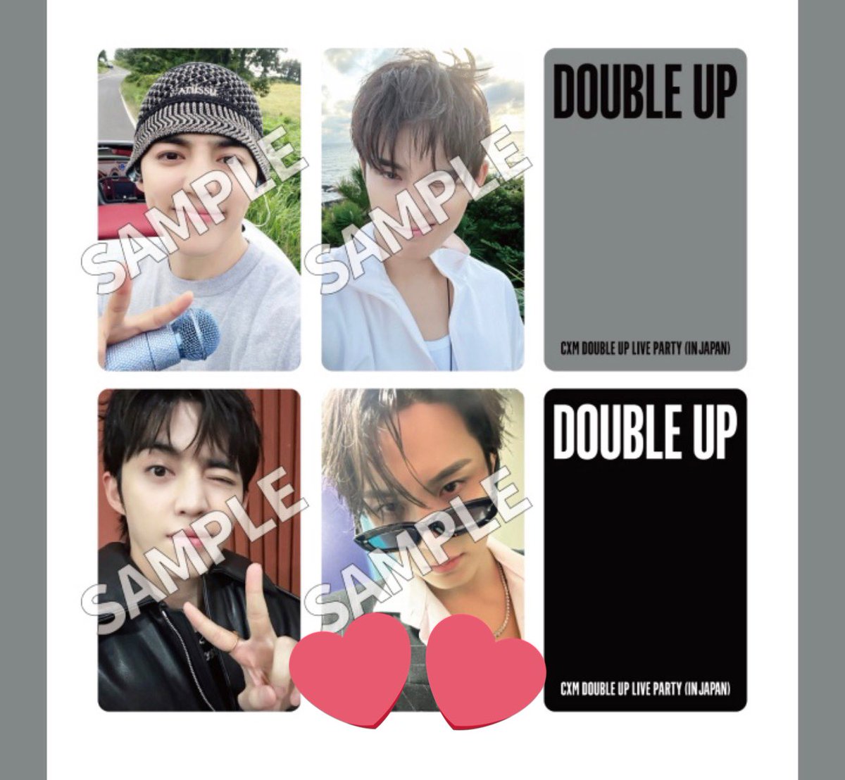 seventeen セブチ cxm double up ギュチョル 愛知 千葉 会場限定