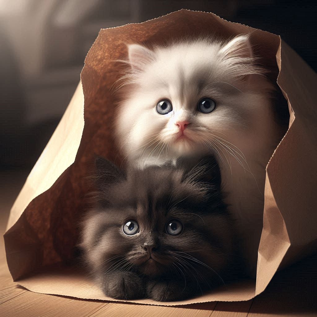 今日も、ありがとうございした ( ´ ▽ ` )ﾉ 猫ちゃんは、紙袋などに