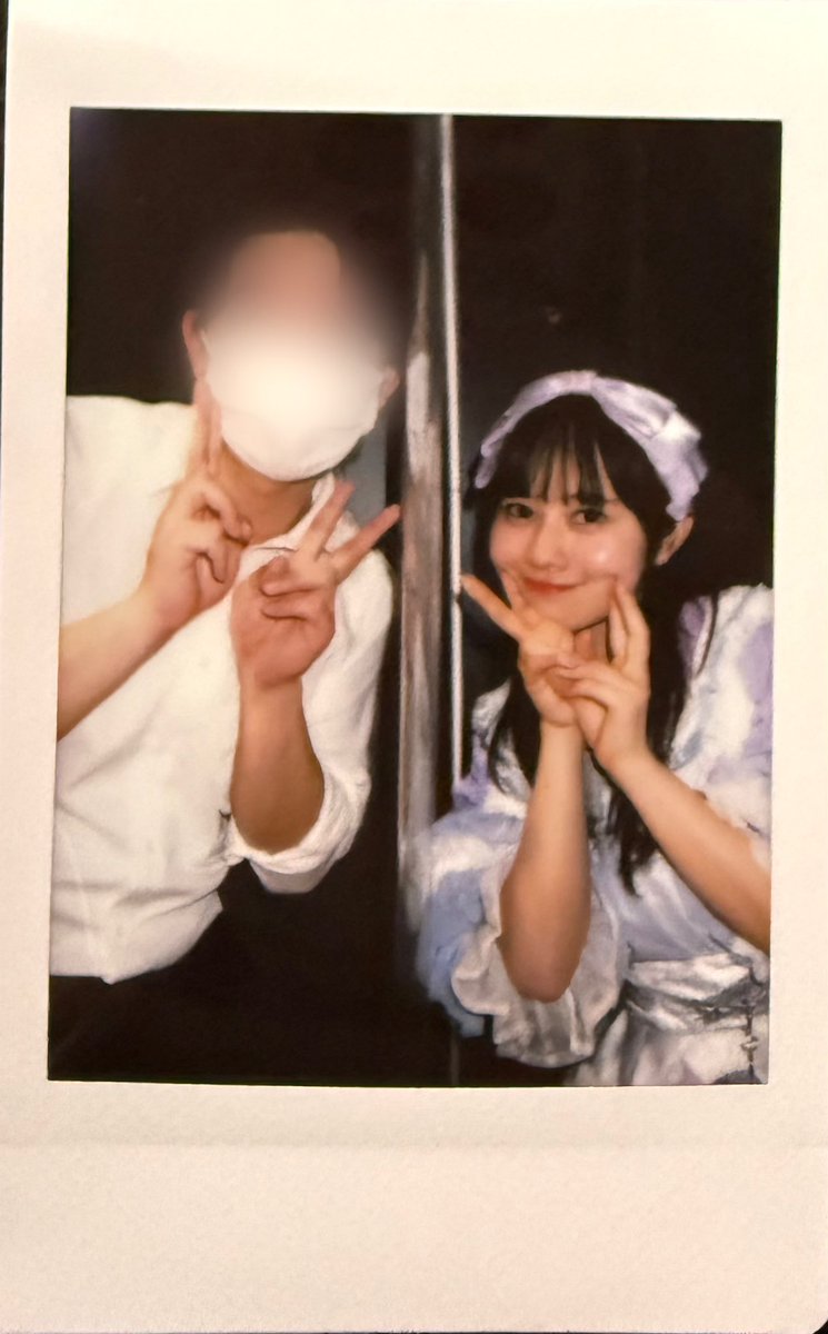 さえちゃんとそんなチェキ撮ったことないけど、本名言われたのびっくり