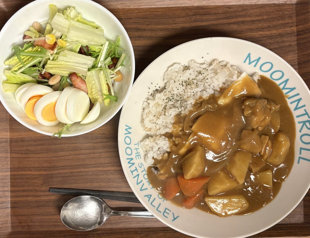 カレーライス サラダ🥗