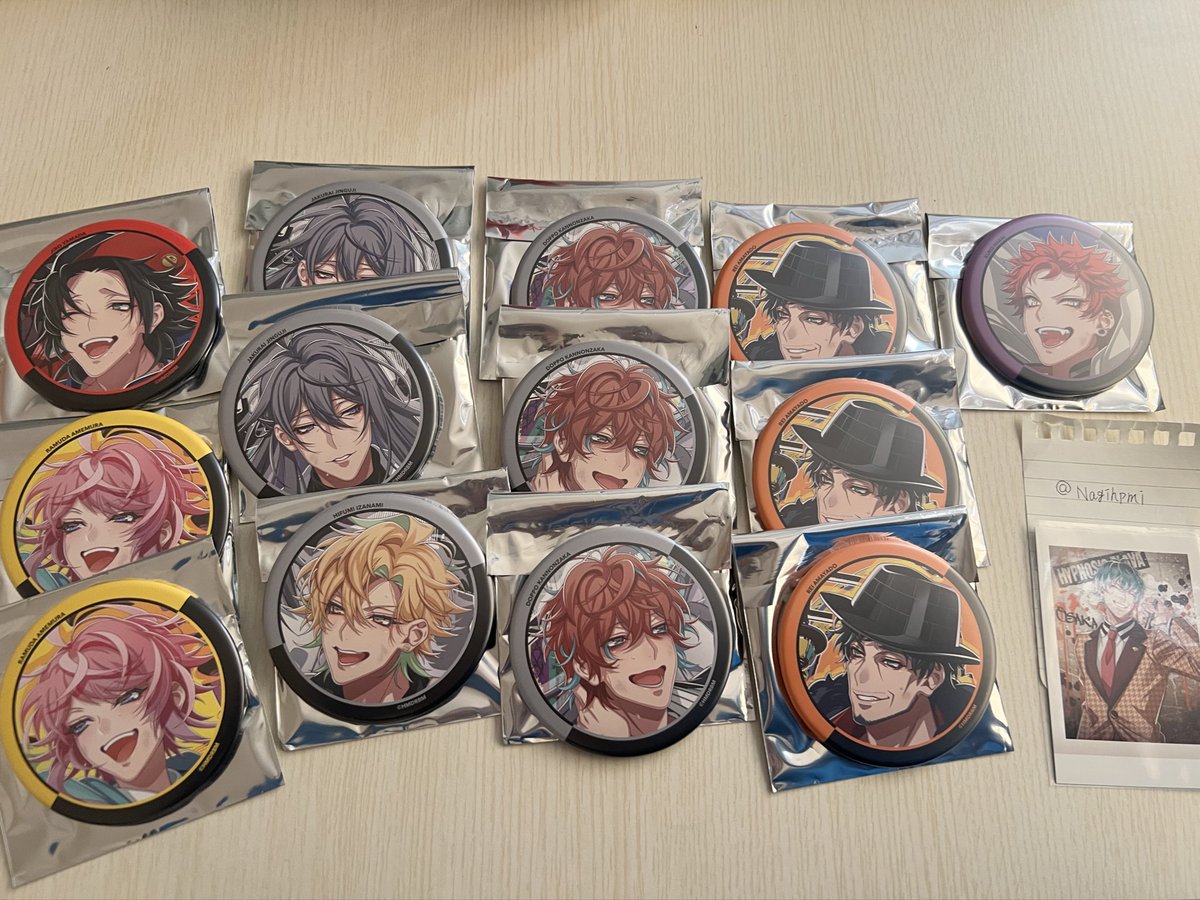 交換】 ヒプノシスマイク ヒプマイ ヒプムビ リバイバル 缶バッジ 譲