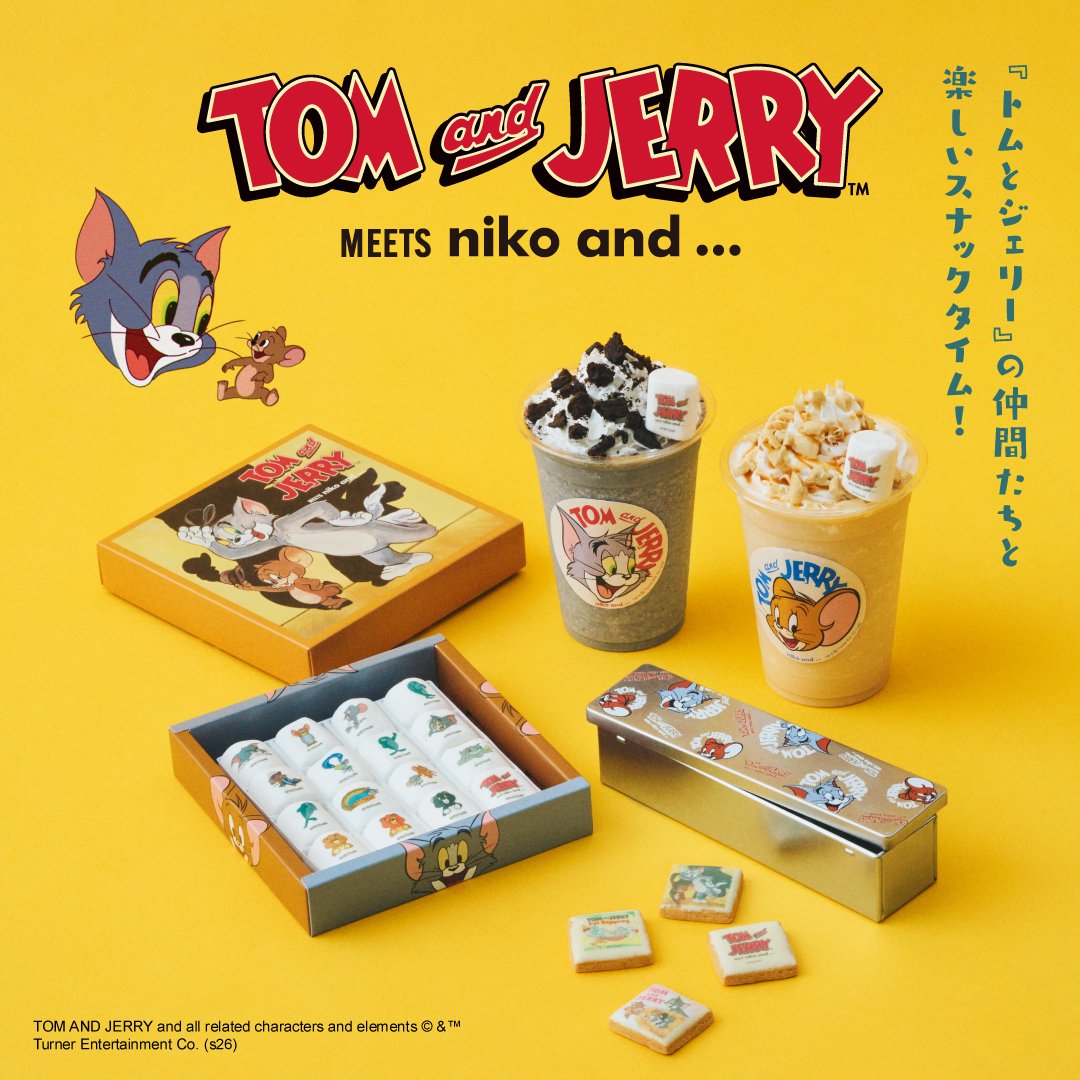 トムとジェリー × niko and  コラボアイテムが本日発売！🎉 国内外