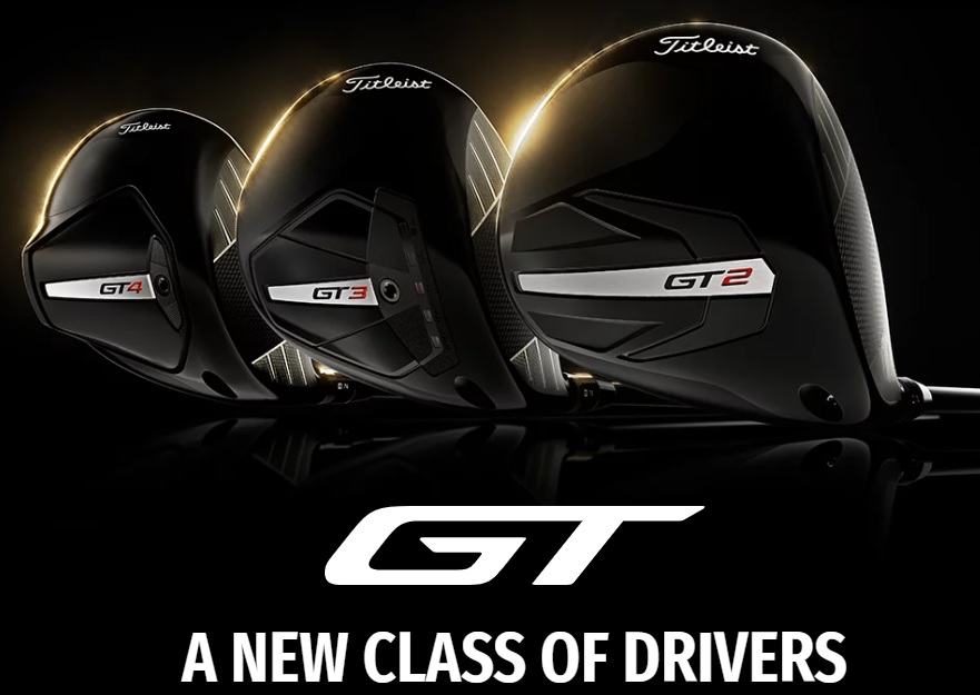 新しい Titleist GT2、GT3、GT4 ドライバー 5～6 ヤードの飛距離アップ