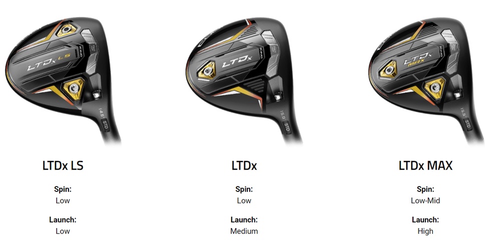 3つのモデル コブラ LTDx フェアウェイウッド（LTDx、LTDx LS、LTDx Max）