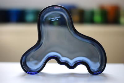 Alvar Aalto Collection -Bowl 40mm x 136mm blueberry blue : buckの