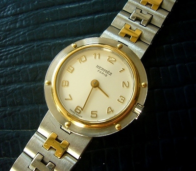 HERMES（エルメス）クリッパーの電池交換 : 腕時計、また買っちゃい