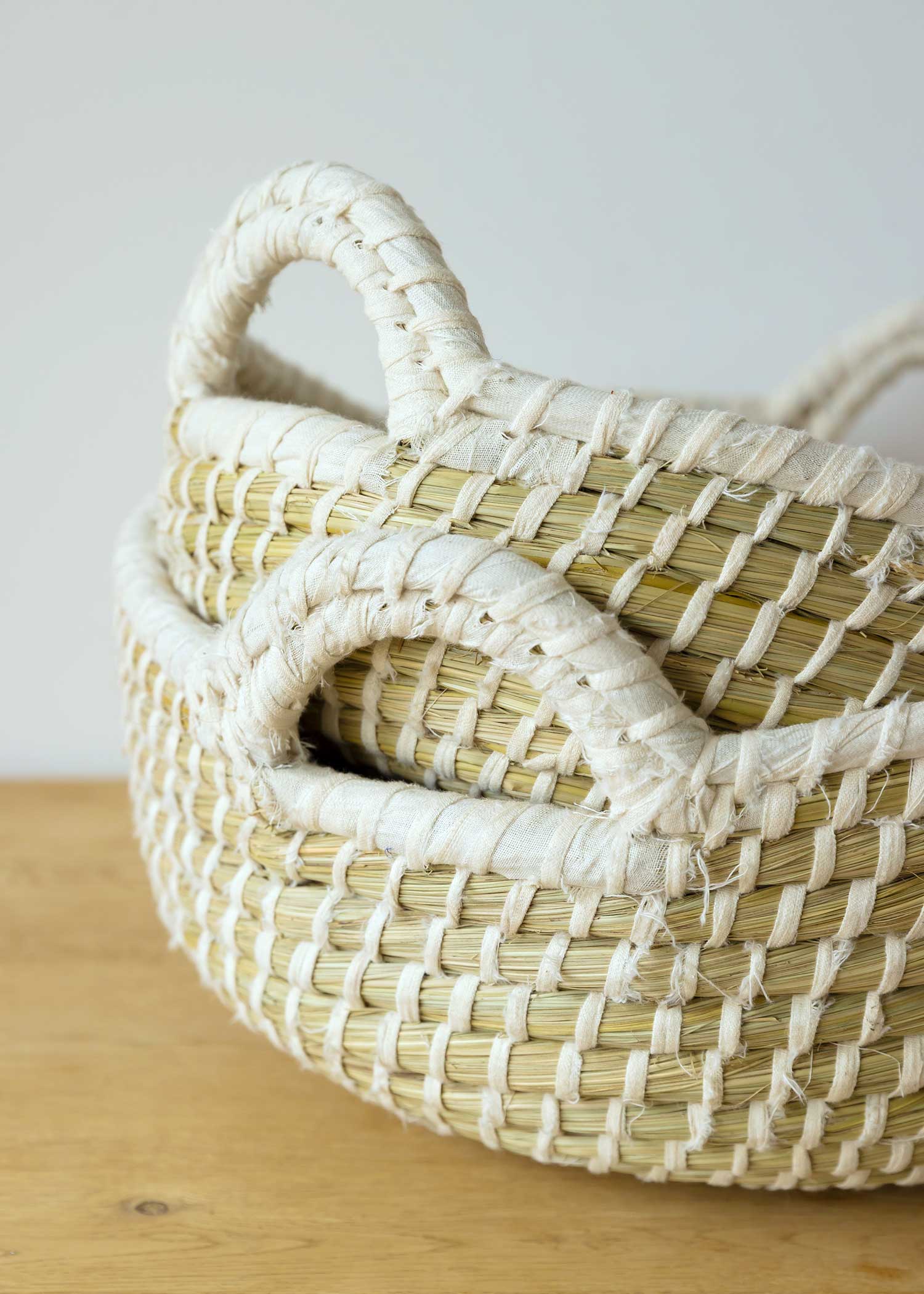 ラウンドバスケット（2個セット）