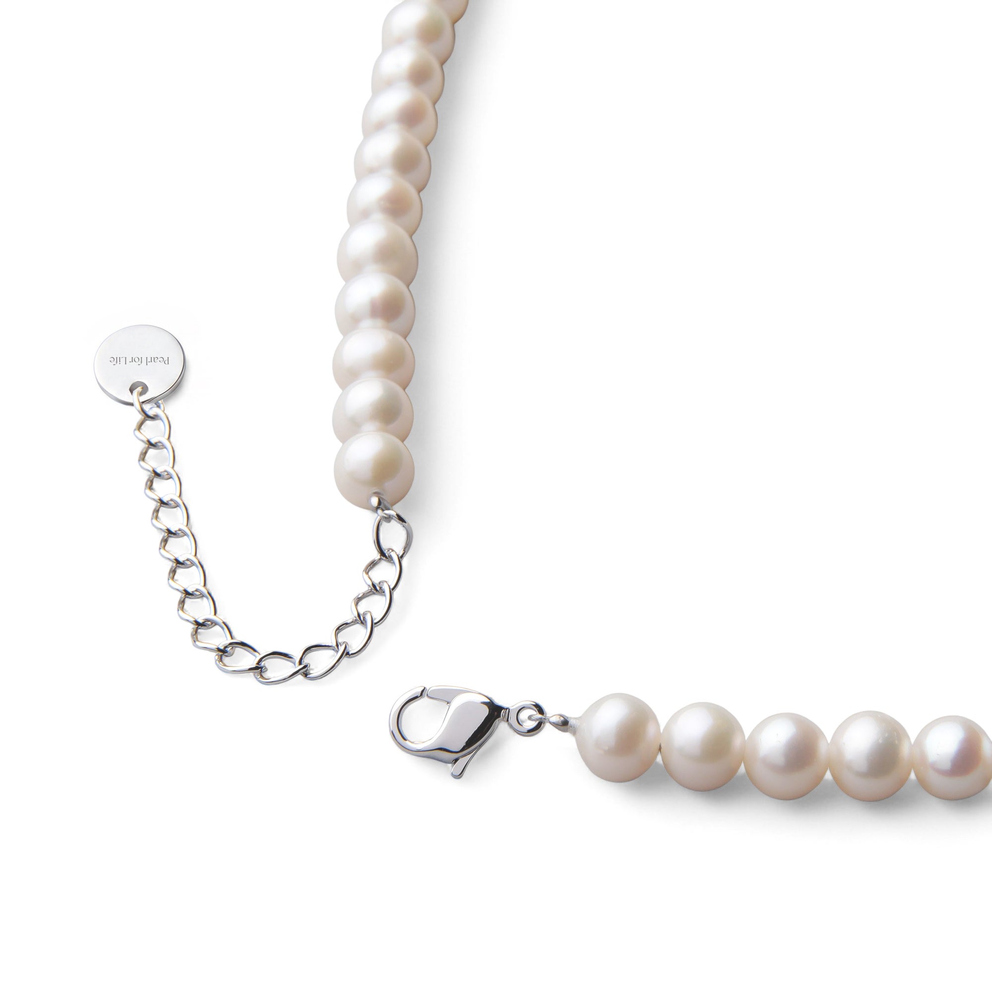 淡水真珠 ネックレス6.5-7.0mm アジャスター/マンテル | 淡水真珠