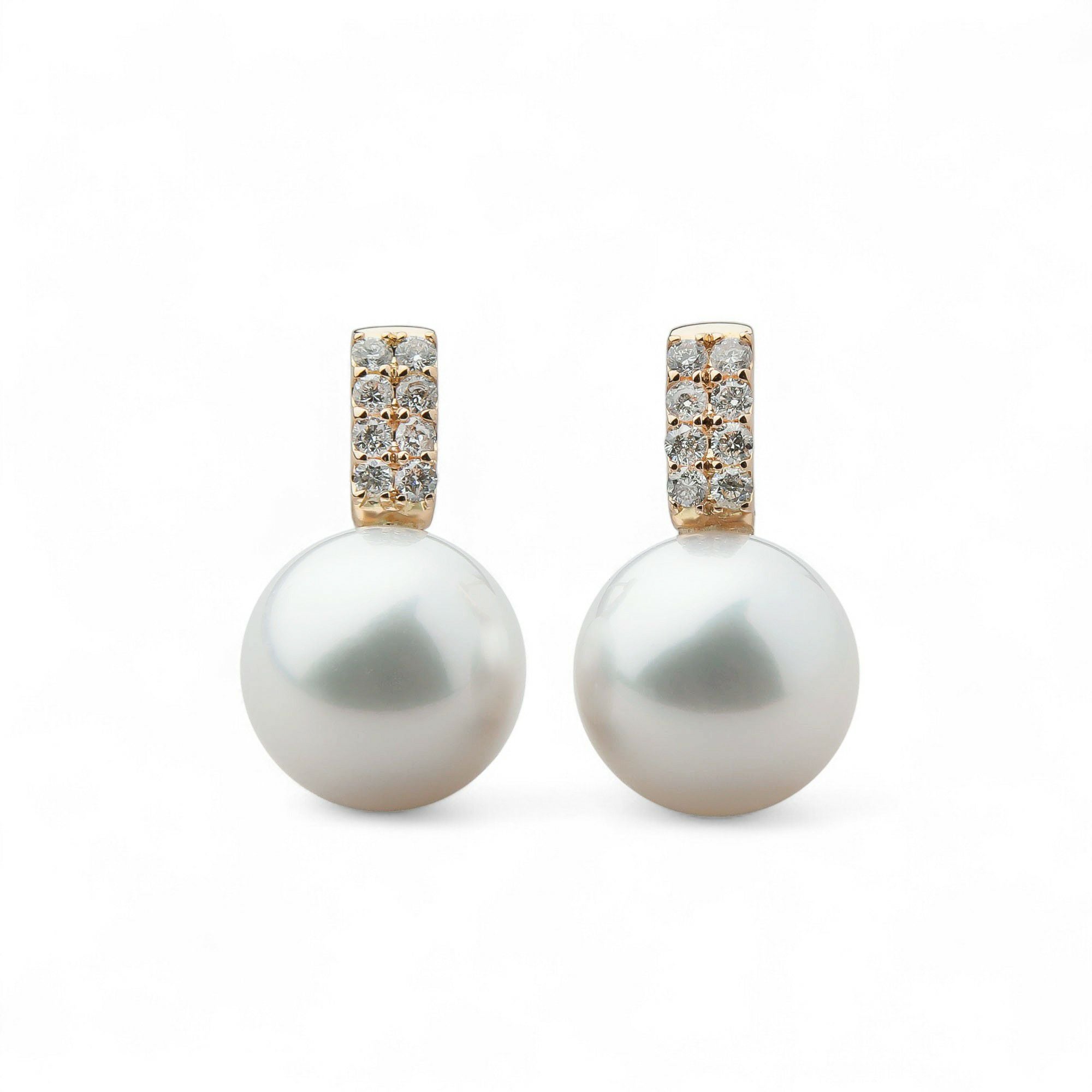 南洋白蝶真珠 ピアス11mm K18YG [WSP] | 南洋真珠ピアス・イヤリング