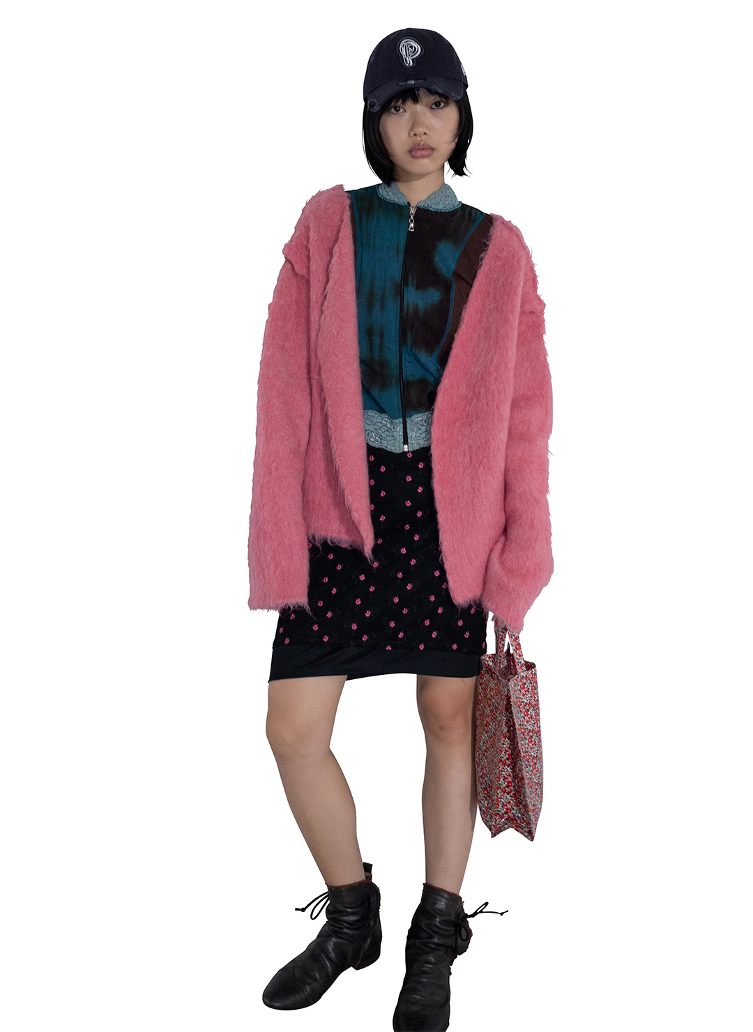 Wide Slit Cardigan/Pink｜PERVERZE | パーバーズの公式オンラインストア