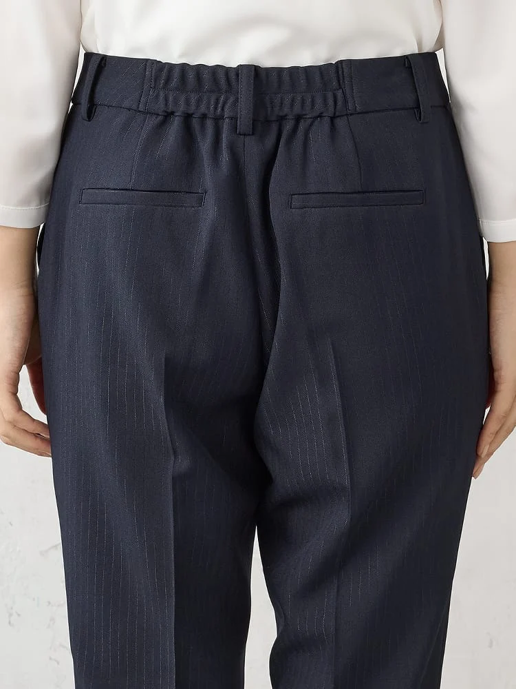 レディススーツ上下セット【ジャケット＆パンツ】ネイビー | P.S.FA