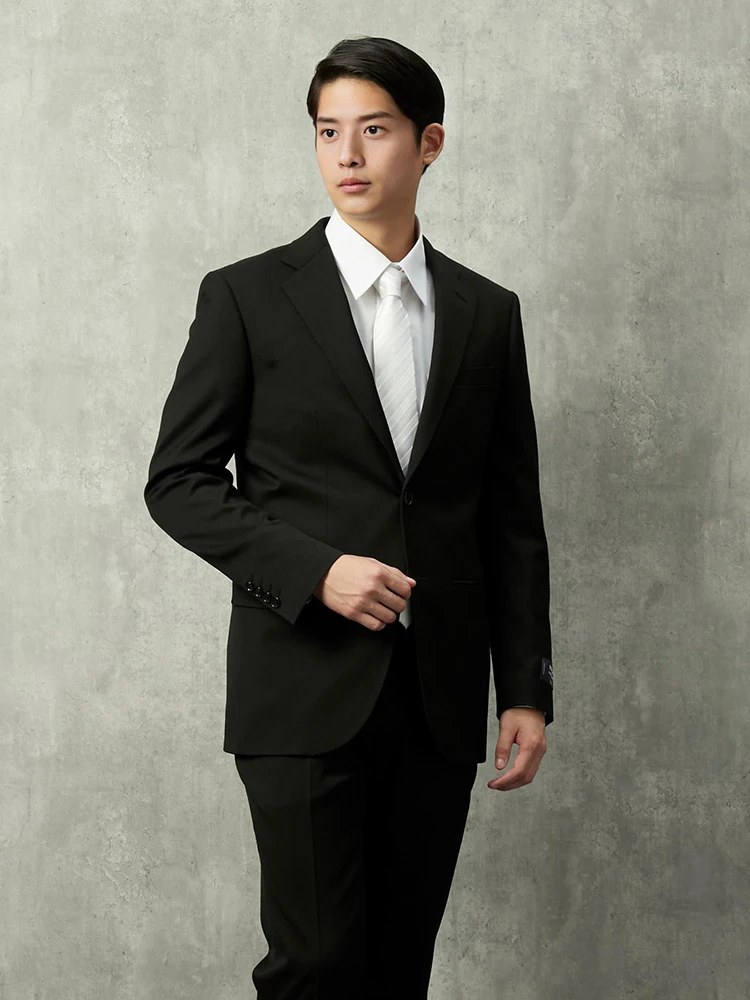 REDA】ウール100％ 濃染フォーマルスーツ ブラック | P.S.FA公式通販