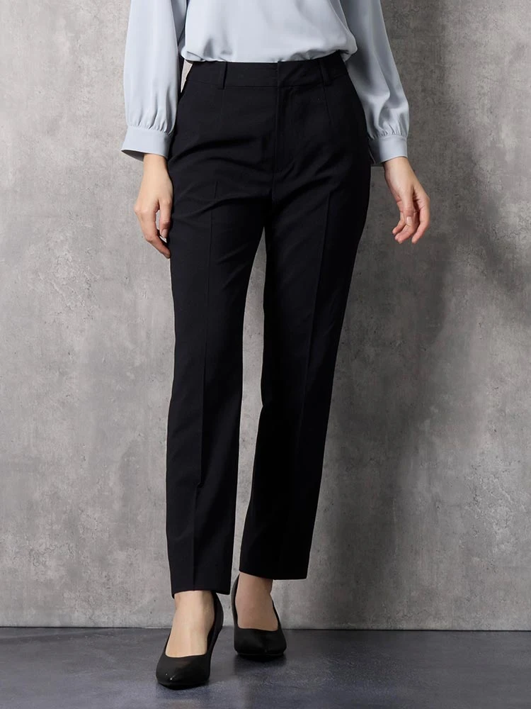 ネイビー 軽量グレンチェックスーツ テーパードパンツ グレー/ネイビー