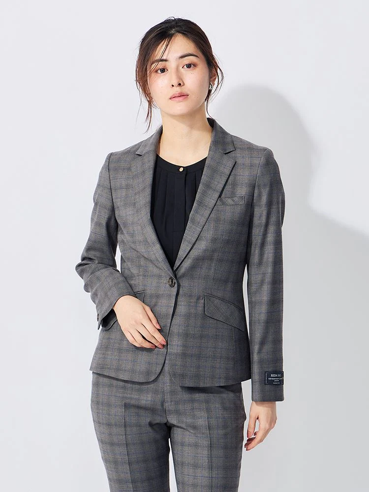 M．グレー インポート【REDA】スーツ テーラードジャケット チェック
