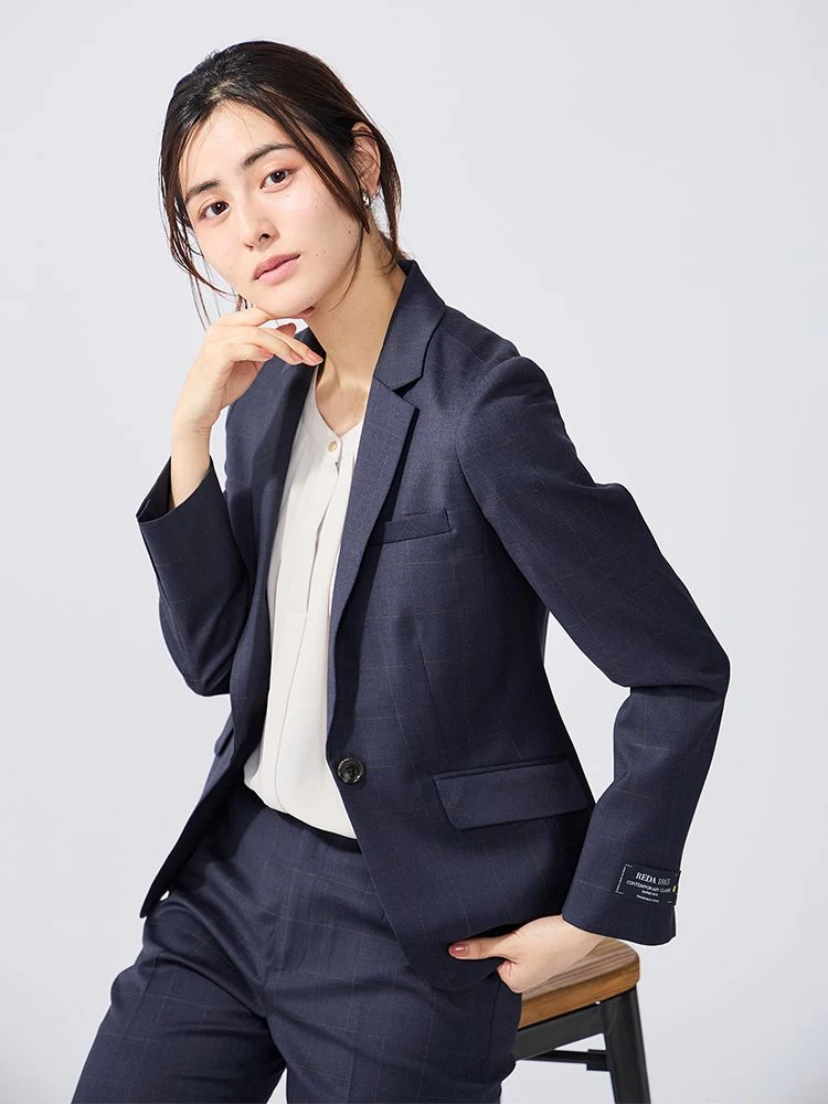 M．グレー インポート【REDA】スーツ テーラードジャケット チェック