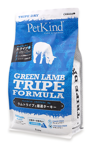 ペットカインド グリーンビーフトライプ | トライプドライ製品一覧