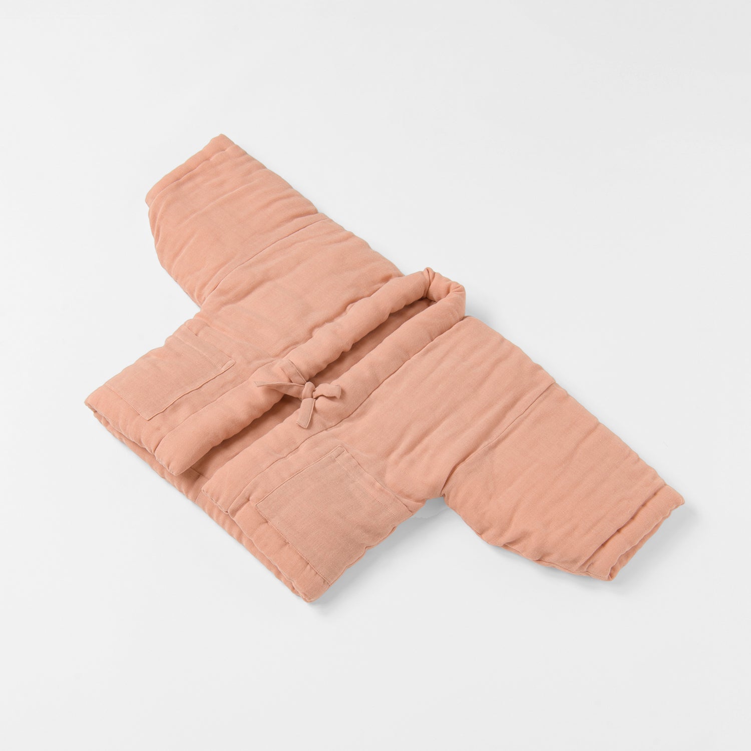 ピージーガーゼ｜綿入りはんてん シャーベットピンク100・120cm – PG GAUZE