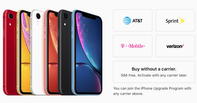 Apple makes SIM-free version of iPhone XR available in the United