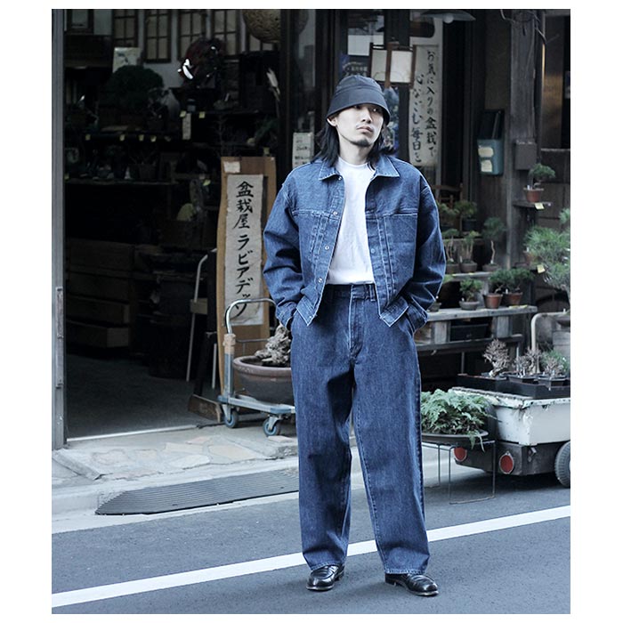 サウザンズ 1000S インビジブル 5ポケット バギーデニムパンツ