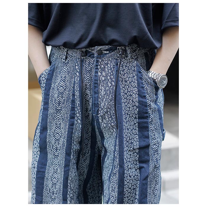 ニードルズ NEEDLES 10オンス デニム パイソン ジャガード ペインター