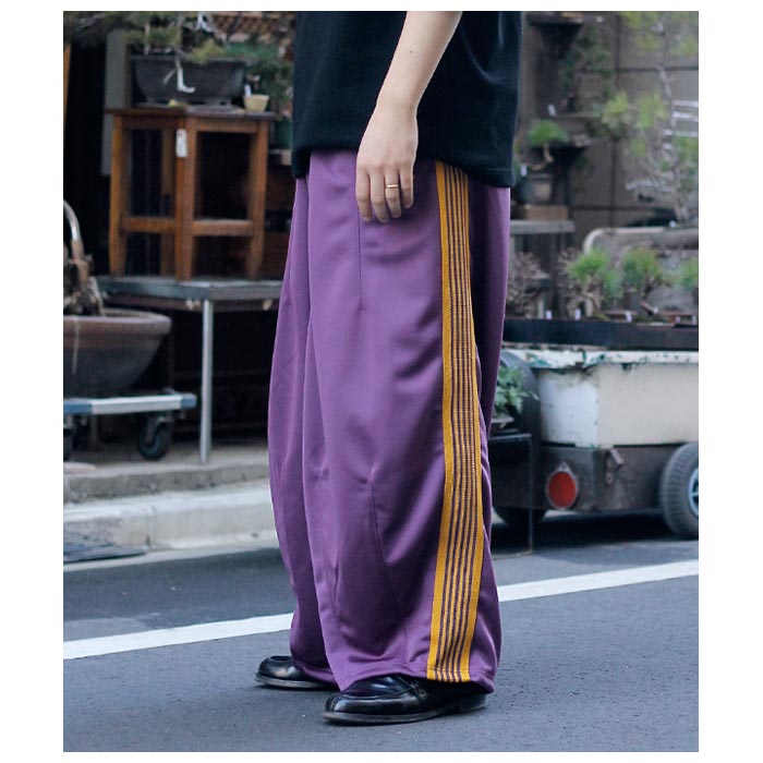 ニードルズ NEEDLES ヒザデル ポリエステル スムース トラックパンツ
