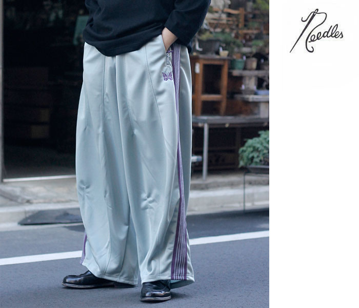 ニードルズ NEEDLES ヒザデル ポリエステル スムース トラックパンツ