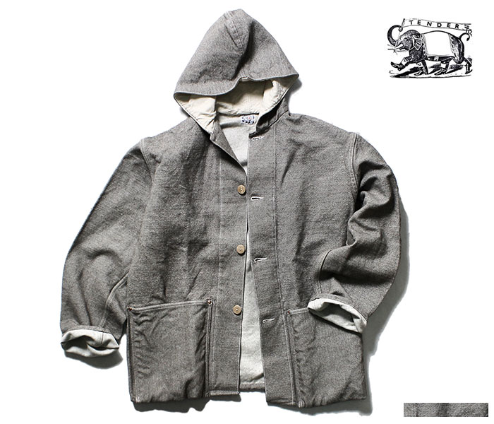 テンダー TENDER Co. フーデッドジャケット ライランドウール コットン