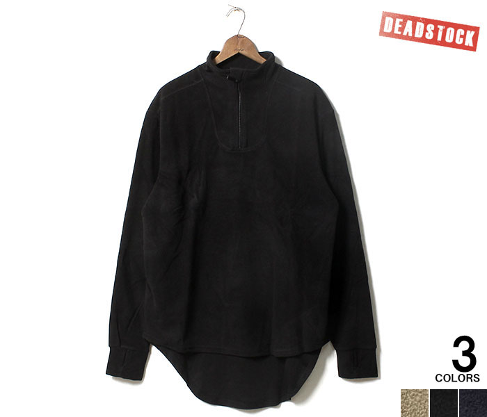 BRITISH ARMY イギリス軍 PCS フリース サーマル シャツ ハーフジップ