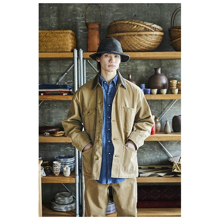 orSlow オアスロウ リラックスフィット オックスフォード ダック