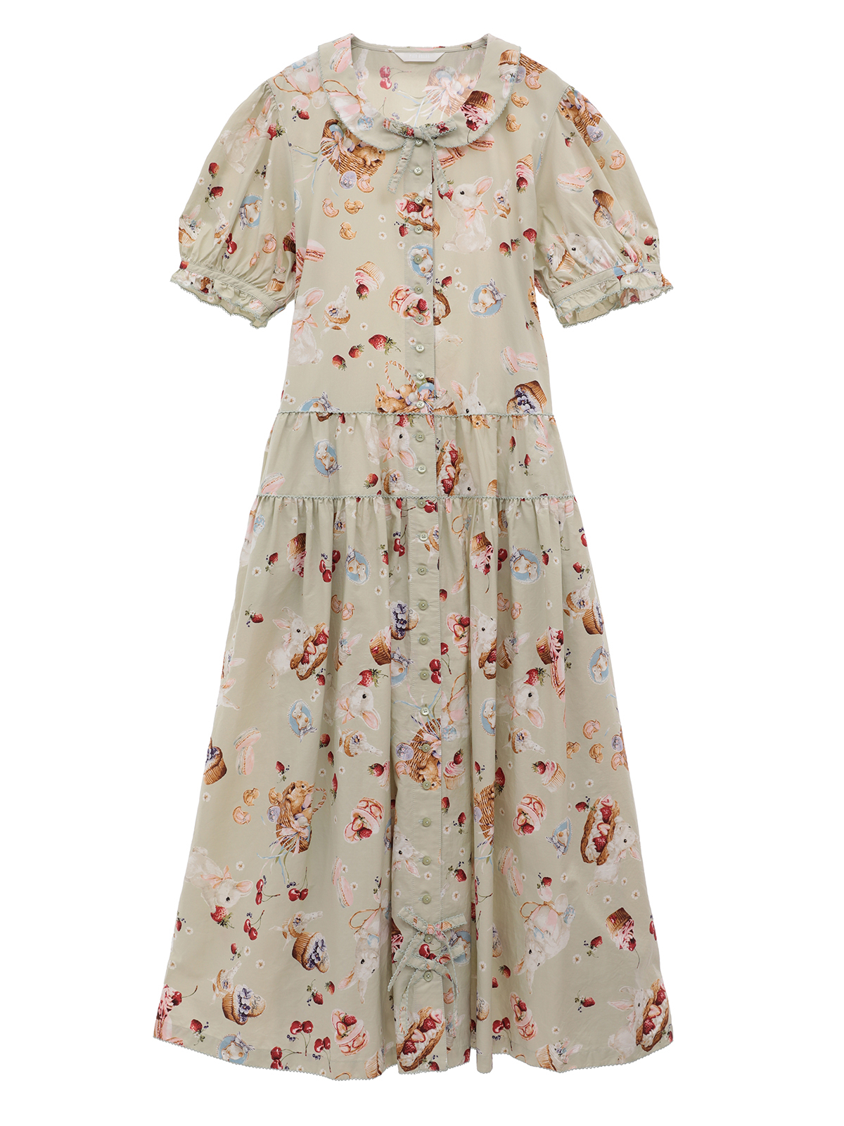 スイーツスプリングバニープリントワンピース｜ピンクハウス