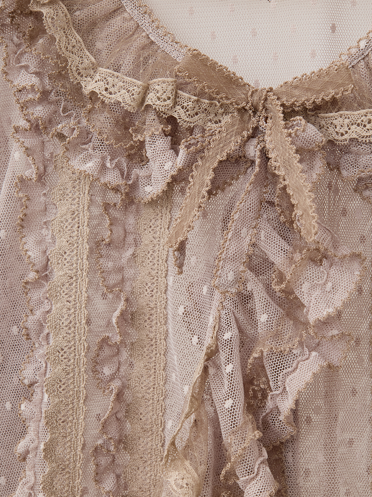 ポルカドットチュールオーバーブラウス｜ピンクハウスオフィシャル