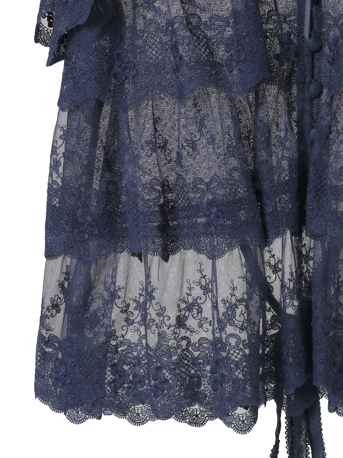 あじさい柄レースフリル使いブラウス｜ピンクハウスオフィシャル