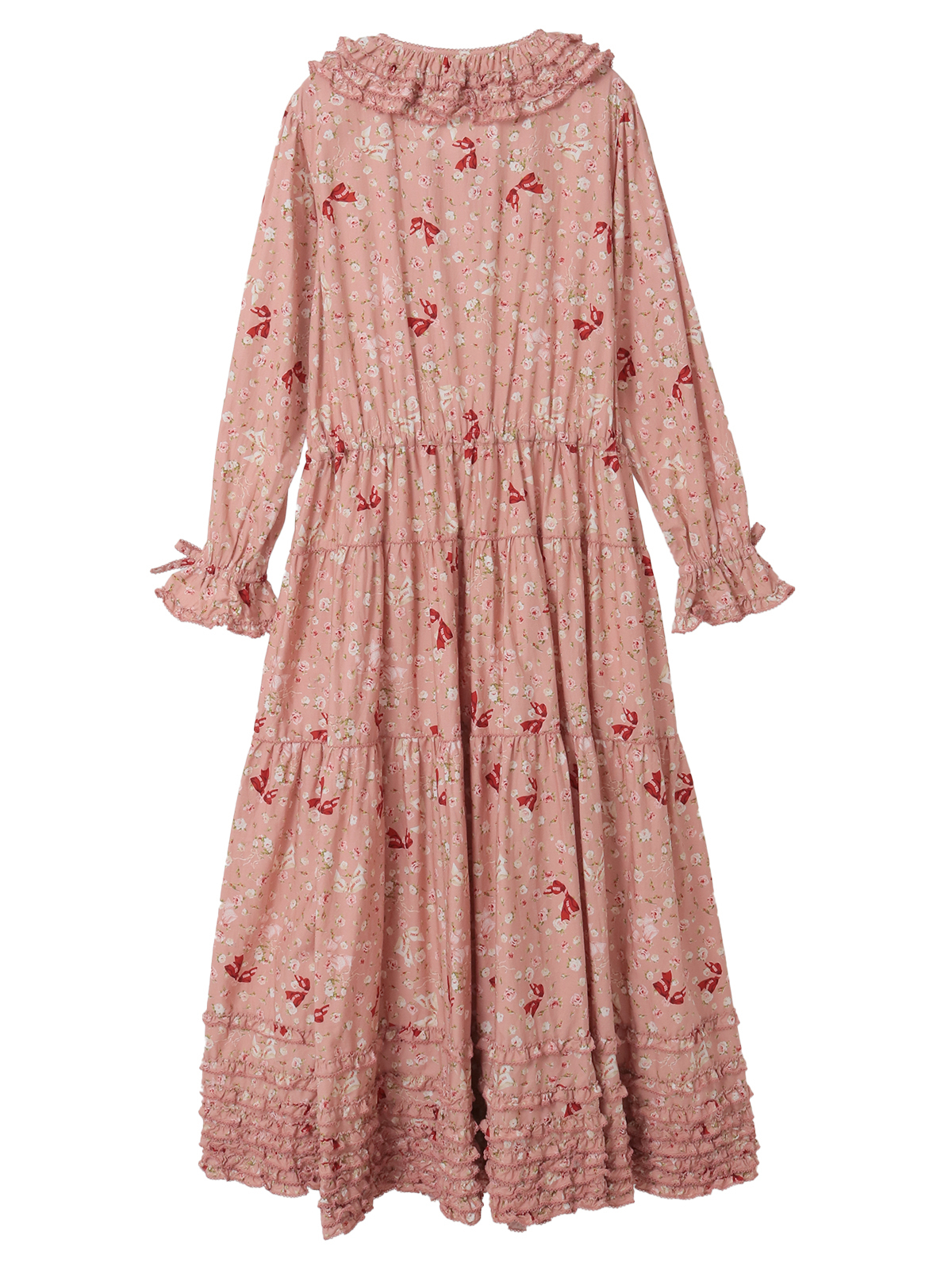 バラとリボンプリントワンピース｜ピンクハウスオフィシャルオンライン