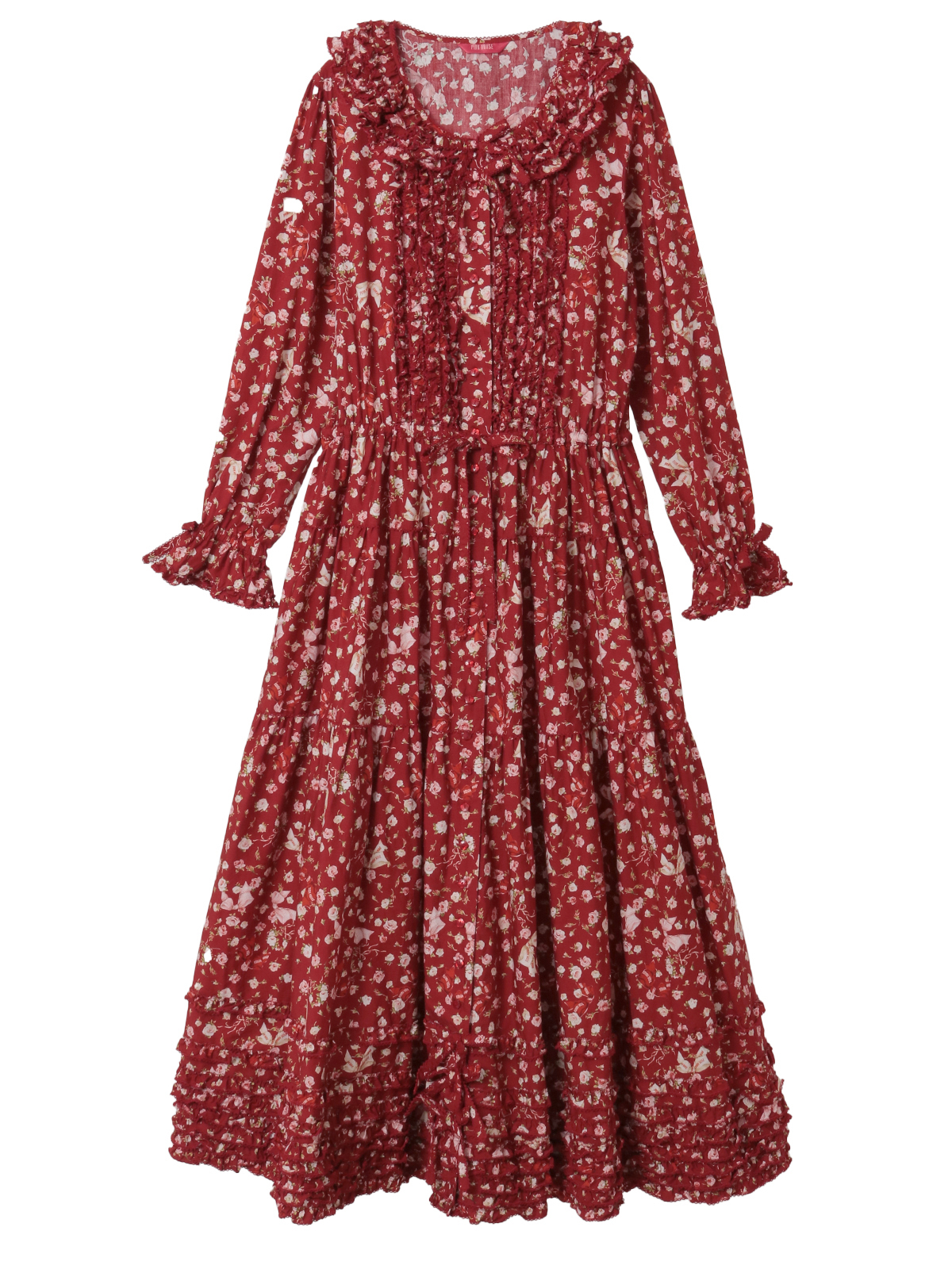 バラとリボンプリントワンピース｜ピンクハウスオフィシャルオンライン