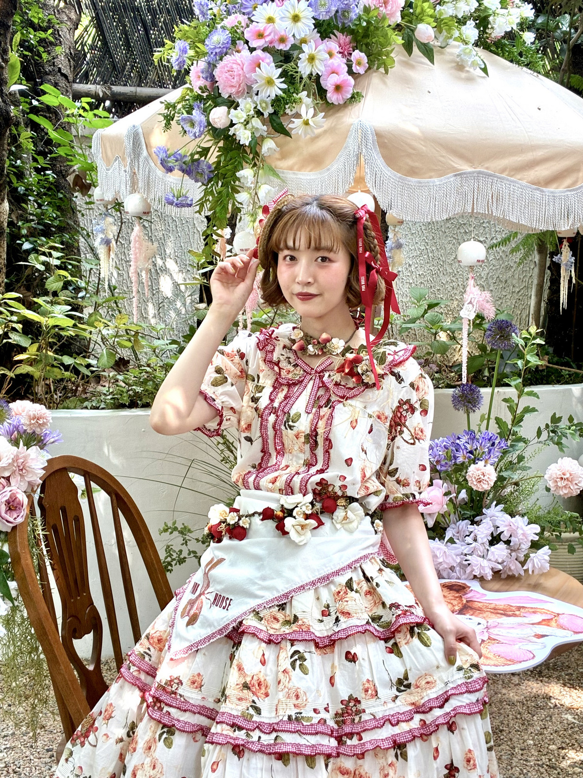 Special item～ ストロベリーローズプリントワンピース｜ピンクハウス