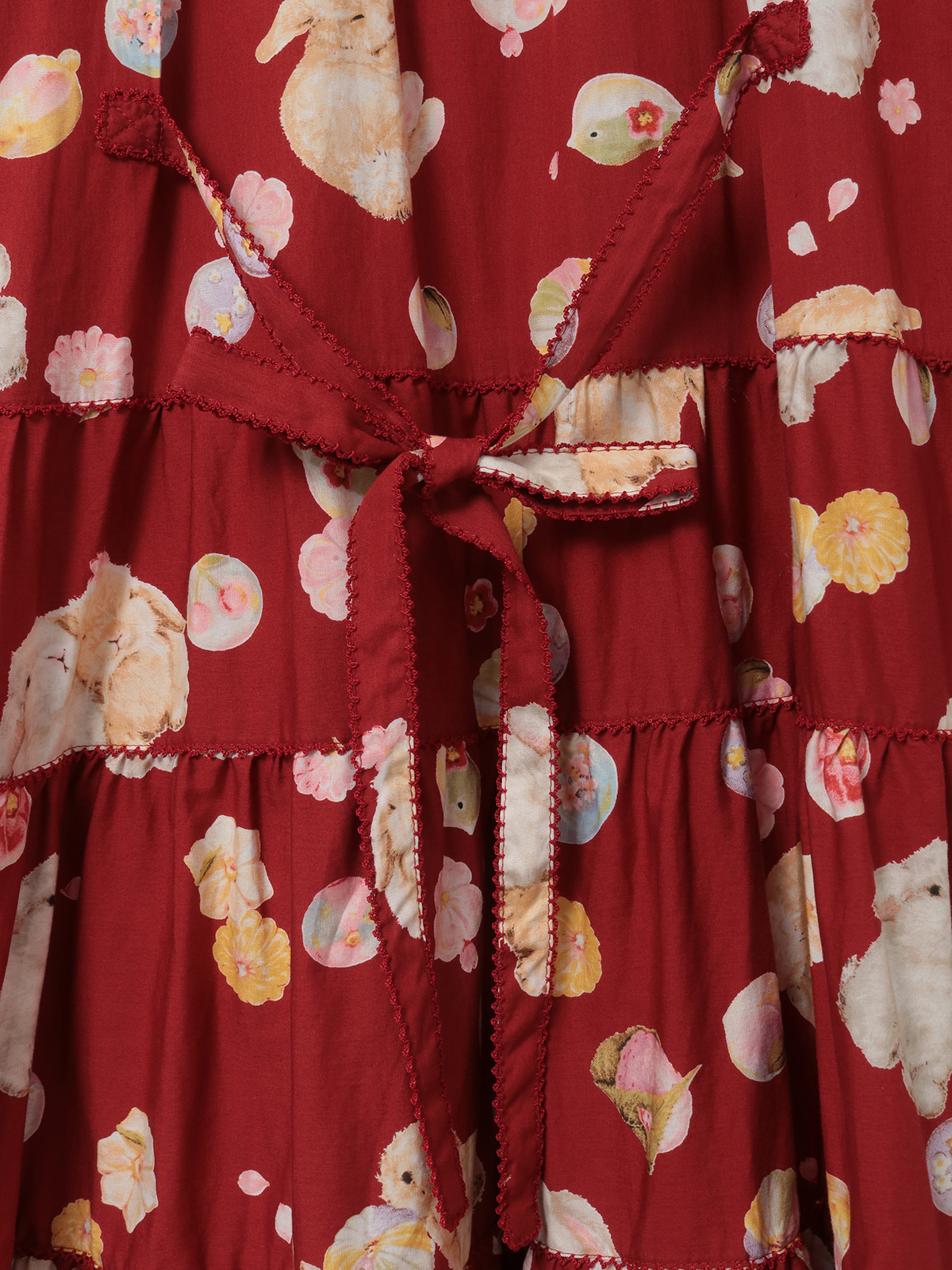 幸見うさぎプリントミディワンピース｜ピンクハウスオフィシャル