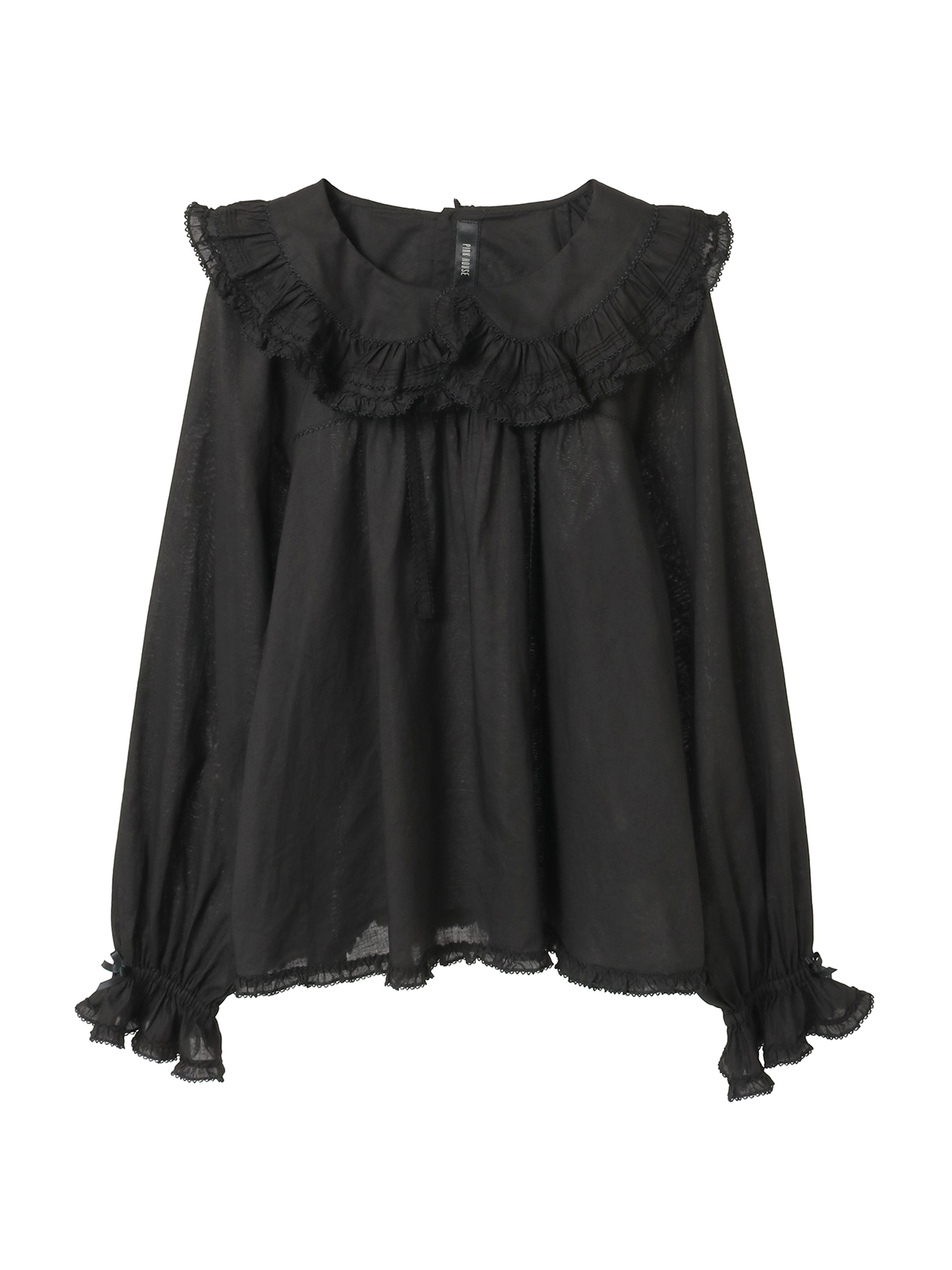 フリル襟付きローンブラウス｜ピンクハウスオフィシャルオンライン