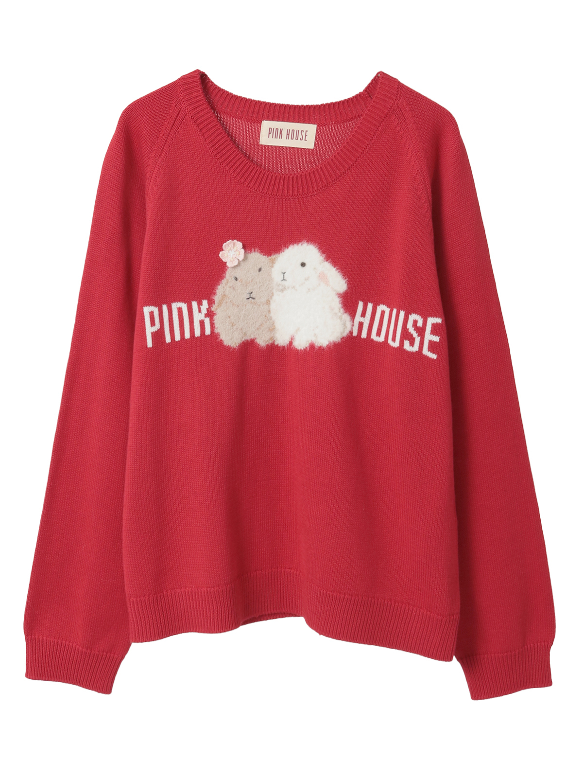 幸見うさぎモチーフニット｜ピンクハウスオフィシャルオンラインストア