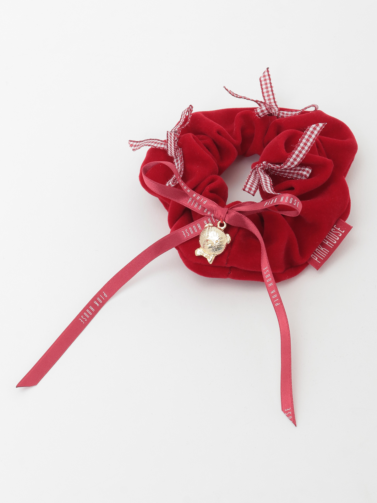 リボンいっぱいベロアシュシュ｜ピンクハウスオフィシャルオンライン