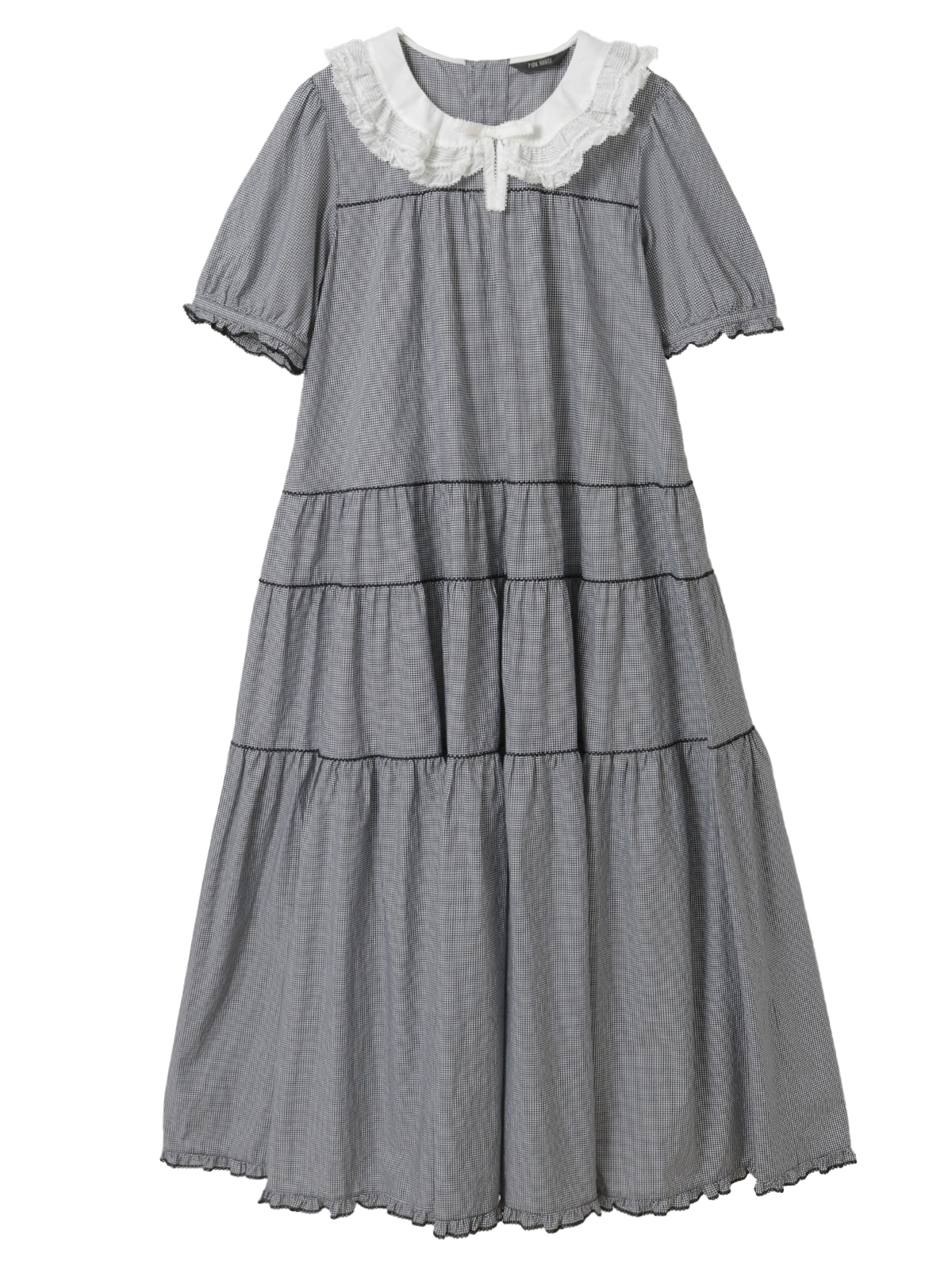 ローン襟付きギンガムチェックワンピース｜ピンクハウスオフィシャル