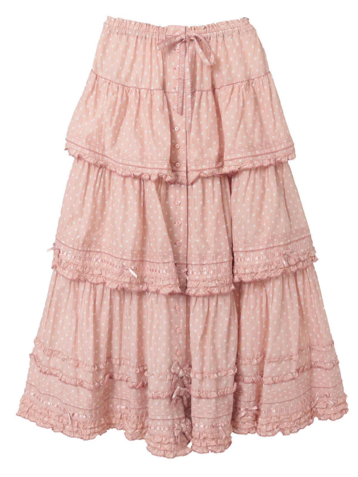 フリル使いロングスカート｜ピンクハウスオフィシャルオンラインストア