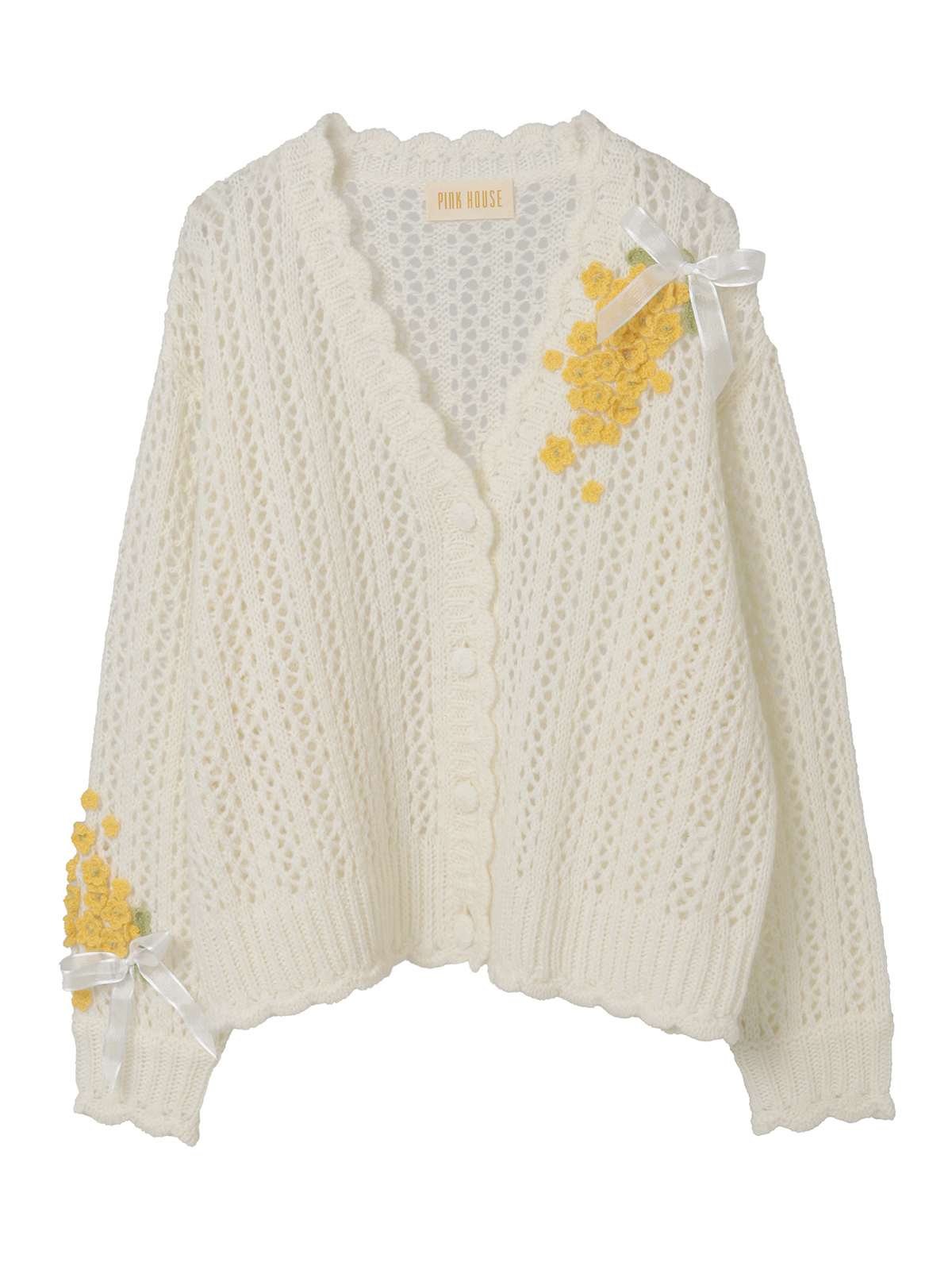 なのはなモチーフカーディガン｜ピンクハウスオフィシャルオンライン