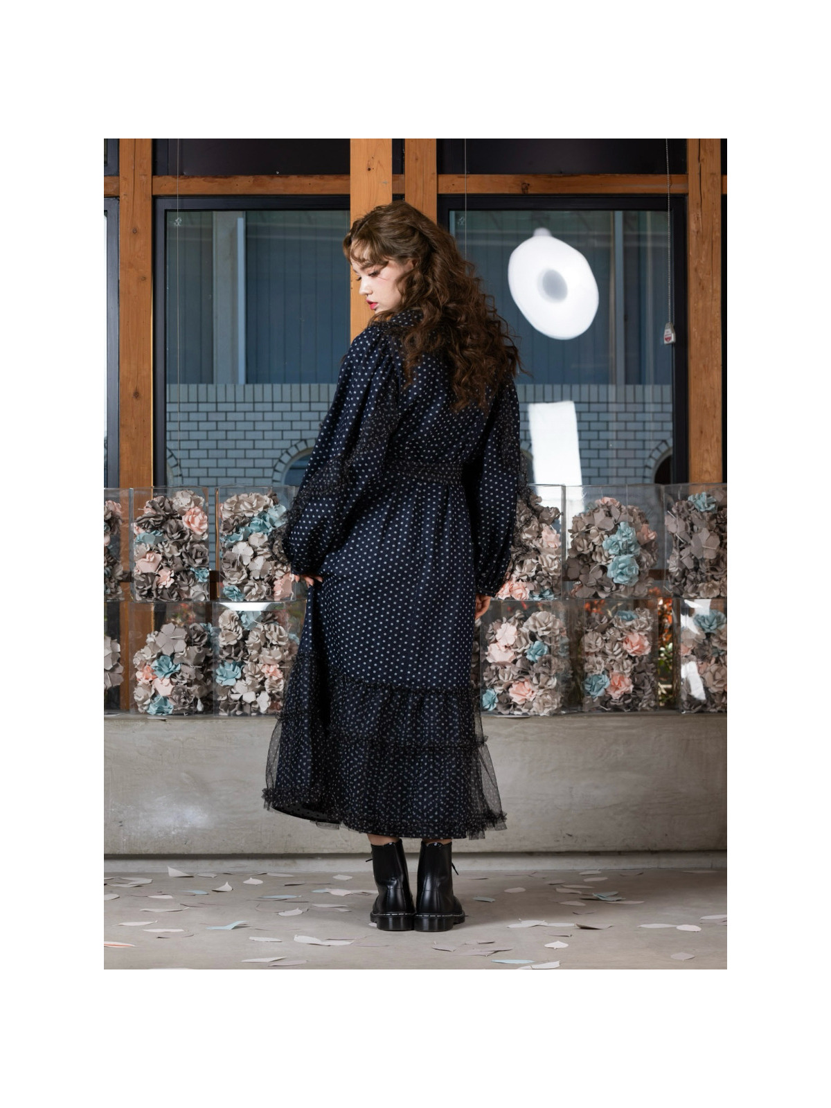 デニムドットジャカードワンピース｜ピンクハウスオフィシャル