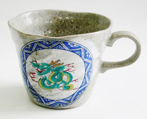 九谷焼 マグカップ辰 250cc【通販/激安/龍/竜/干支/包装無料/開運/招福